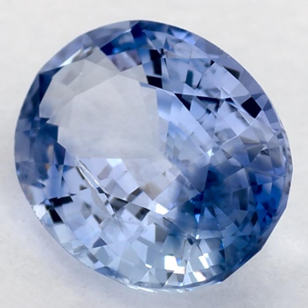 This natural Blue sapphire offers elegance and sophistication. With its rich color saturation and precise cutting, it is the perfect centerpiece for an engagement ring or luxury jewelry design.

This sapphire originates from Sri Lanka (Ceylon),