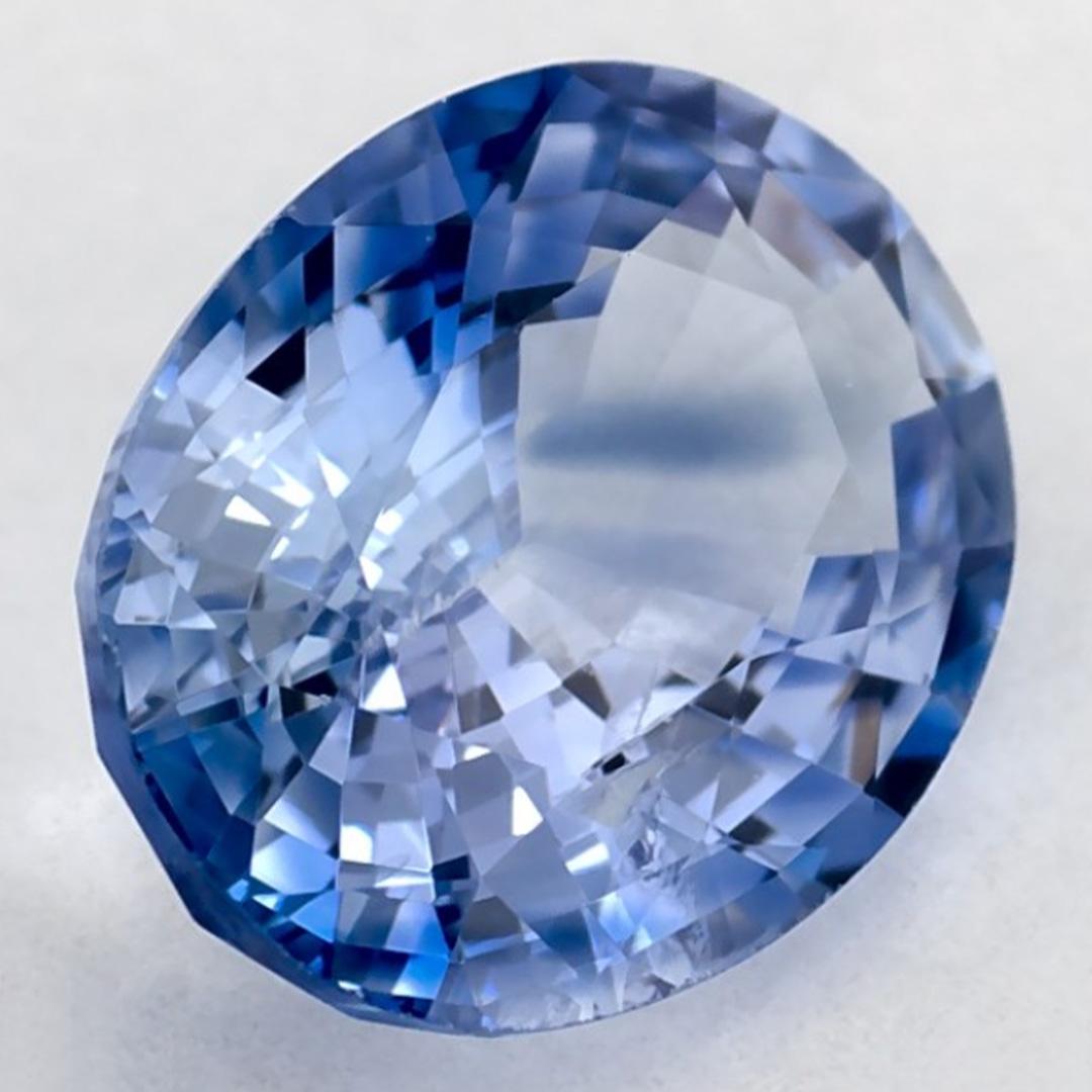 1.34 Ct Blue Sapphire Oval Loose Gemstone In condizioni Nuovo in vendita a Fort Lee, NJ
