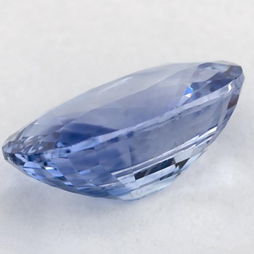 1.34 Ct Blue Sapphire Oval Loose Gemstone in vendita 2