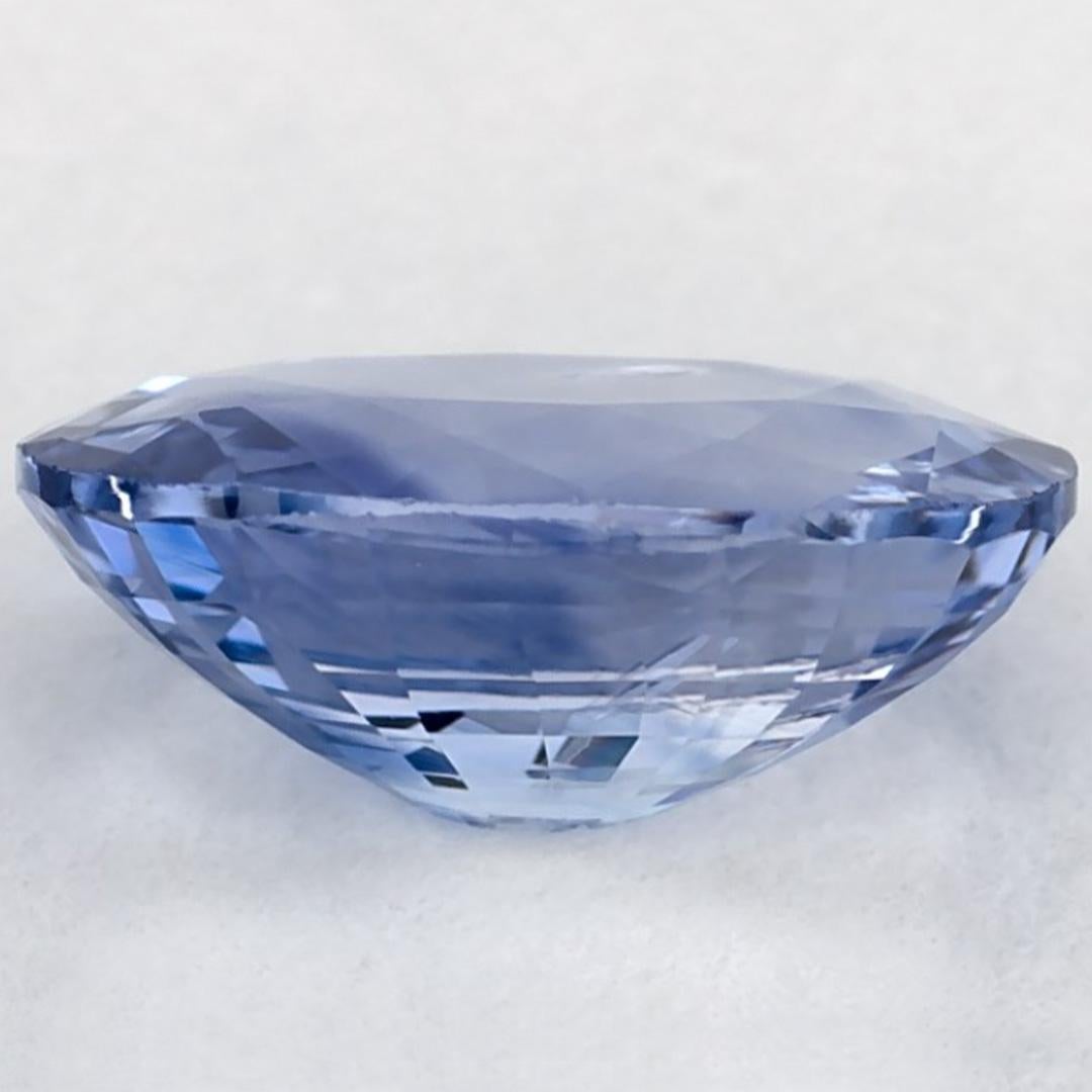 1.34 Ct Blue Sapphire Oval Loose Gemstone in vendita 3