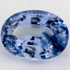 1.34 Ct Blue Sapphire Oval Loose Gemstone
