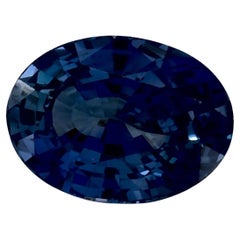 1.34 Ct Blue Sapphire Oval Loose Gemstone