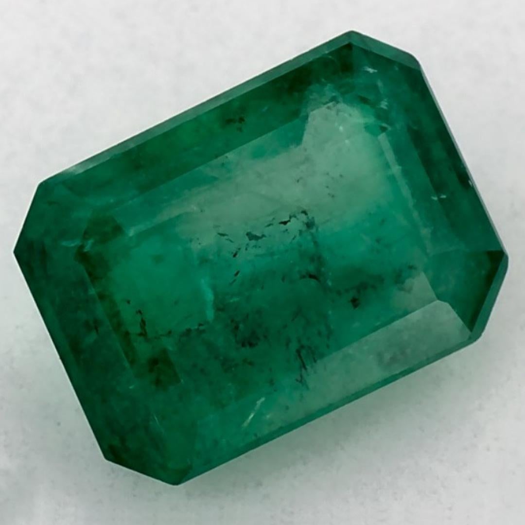1.34 qt Esmeralda talla octágono Gema suelta Corte octogonal en venta