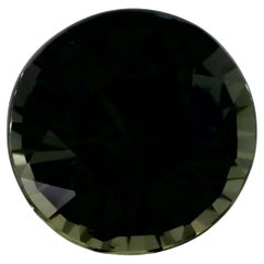 1.34 carati di zaffiro verde rotondo sfuso