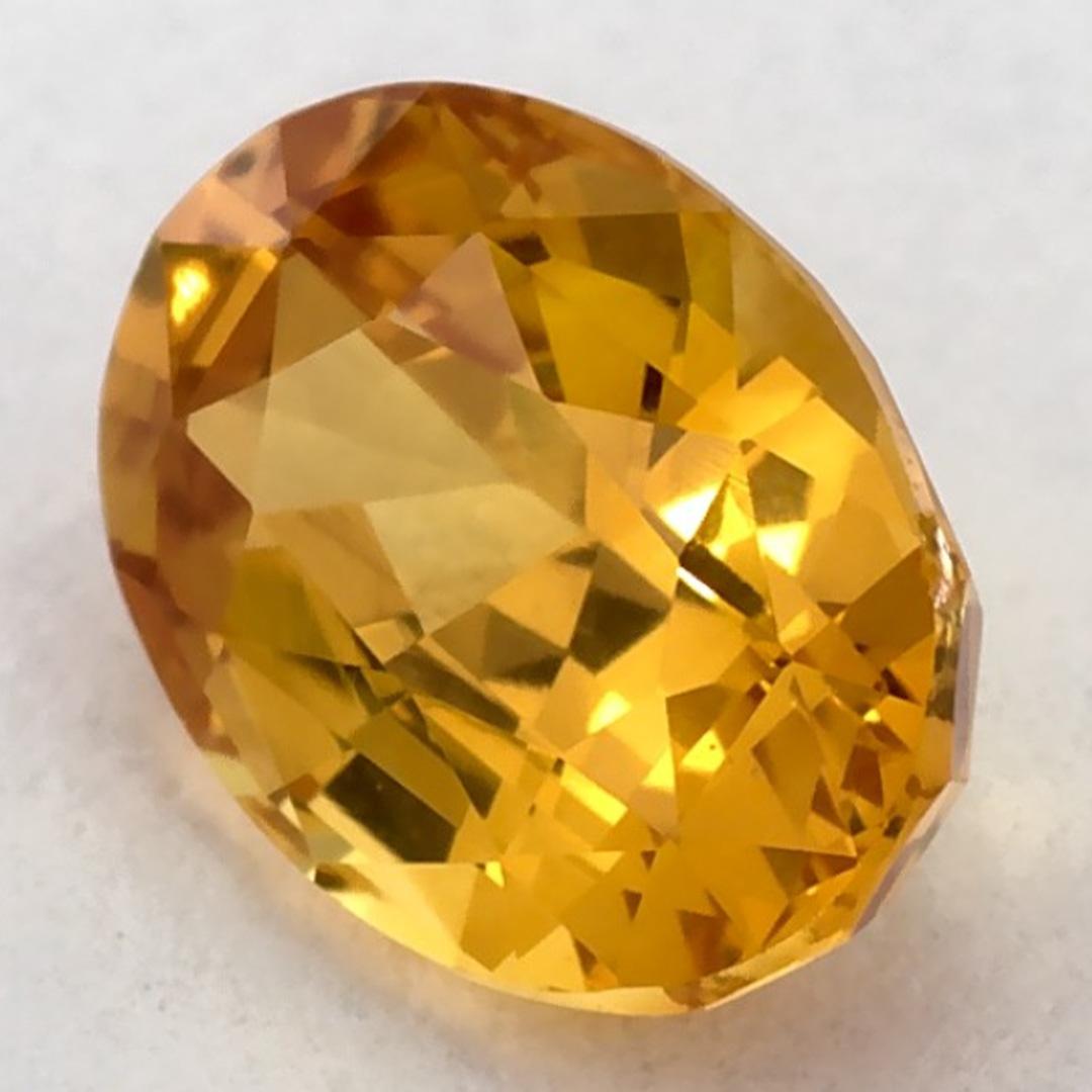 Questo zaffiro giallo naturale offre eleganza e raffinatezza. Con la sua ricca saturazione del colore e il taglio preciso, è il centro perfetto per un anello di fidanzamento o per un design di gioielli di lusso.

Questo zaffiro proviene dallo Sri