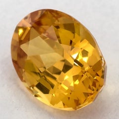1.34 Ct Yellow Sapphire Oval Loose Gemstone