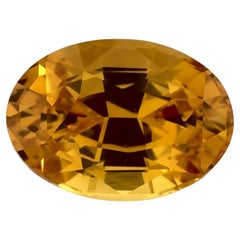 1.34 Ct Yellow Sapphire Oval Loose Gemstone