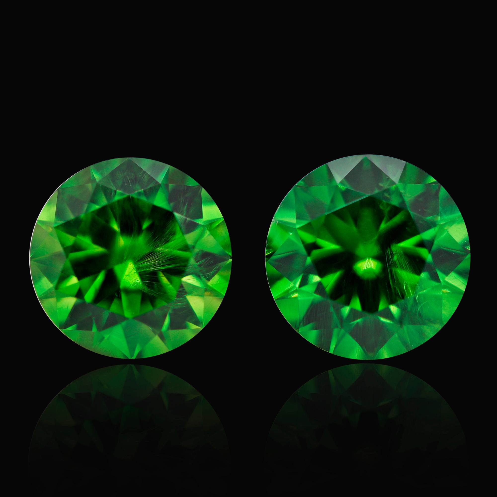 The Ural Mountains of Russia have long been recognized as the most important and consistent source of the rarest variety of Garnets, known as Demantoid. These unique gemstones are highly valued for their exceptional quality and brilliance, making