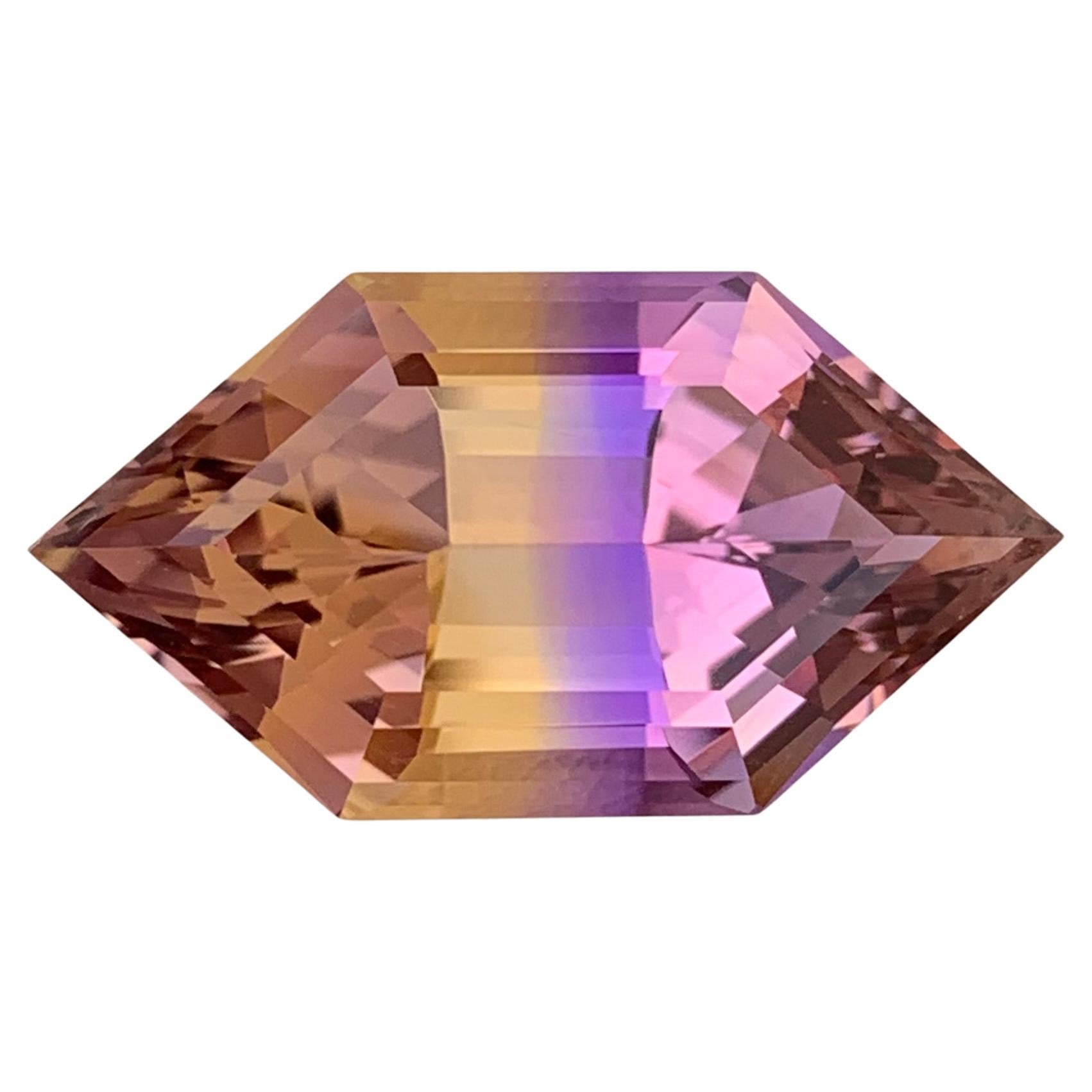 13,40 Quilates Ametrina Natural Suelta Corte Hexágono Gema De Joyería