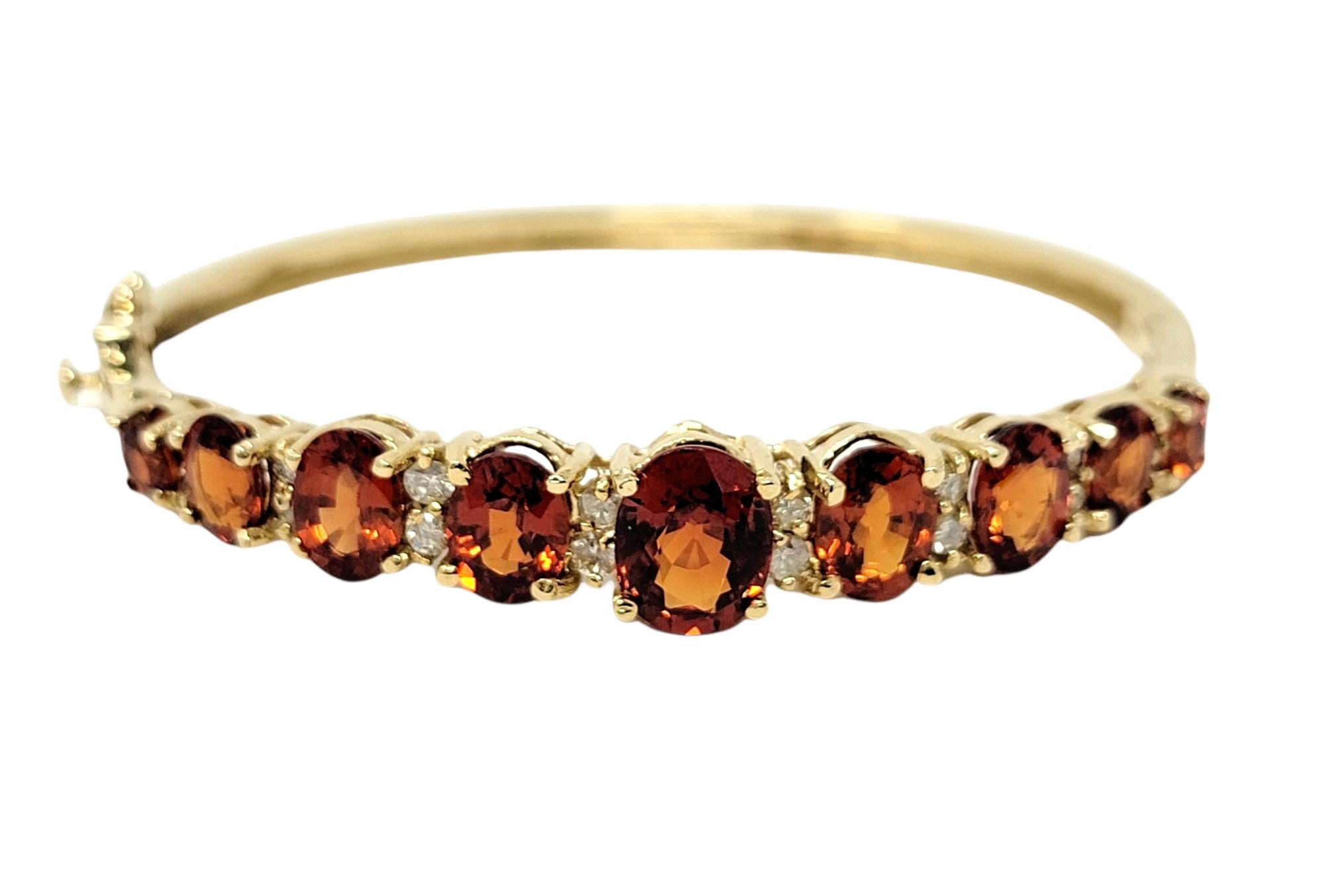 garnet bracelet gold