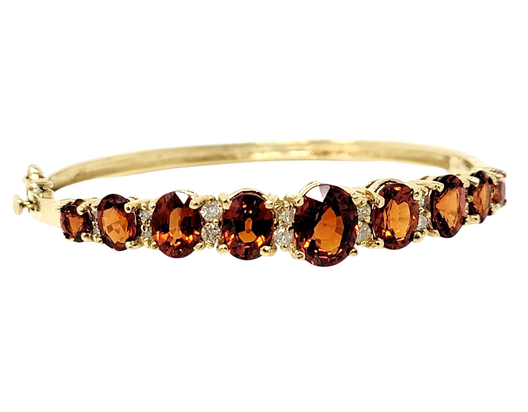 spessartite garnet bracelet