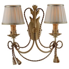 Applique en métal doré 1341 d'Epoca Lampadari