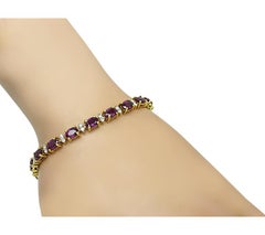 Bracelet en or 13.41ct Rubis 0.80ct Diamant