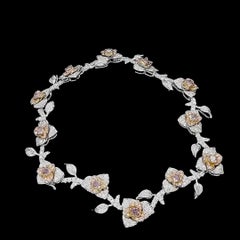 1,342 Karat Fancy Pink Diamond Armband VS Clarity AGL zertifiziert