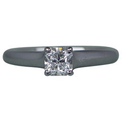 13433 Tiffany & Co Lucida Platinum 0.49ct G VVS1 Diamond Engagement Ring 6