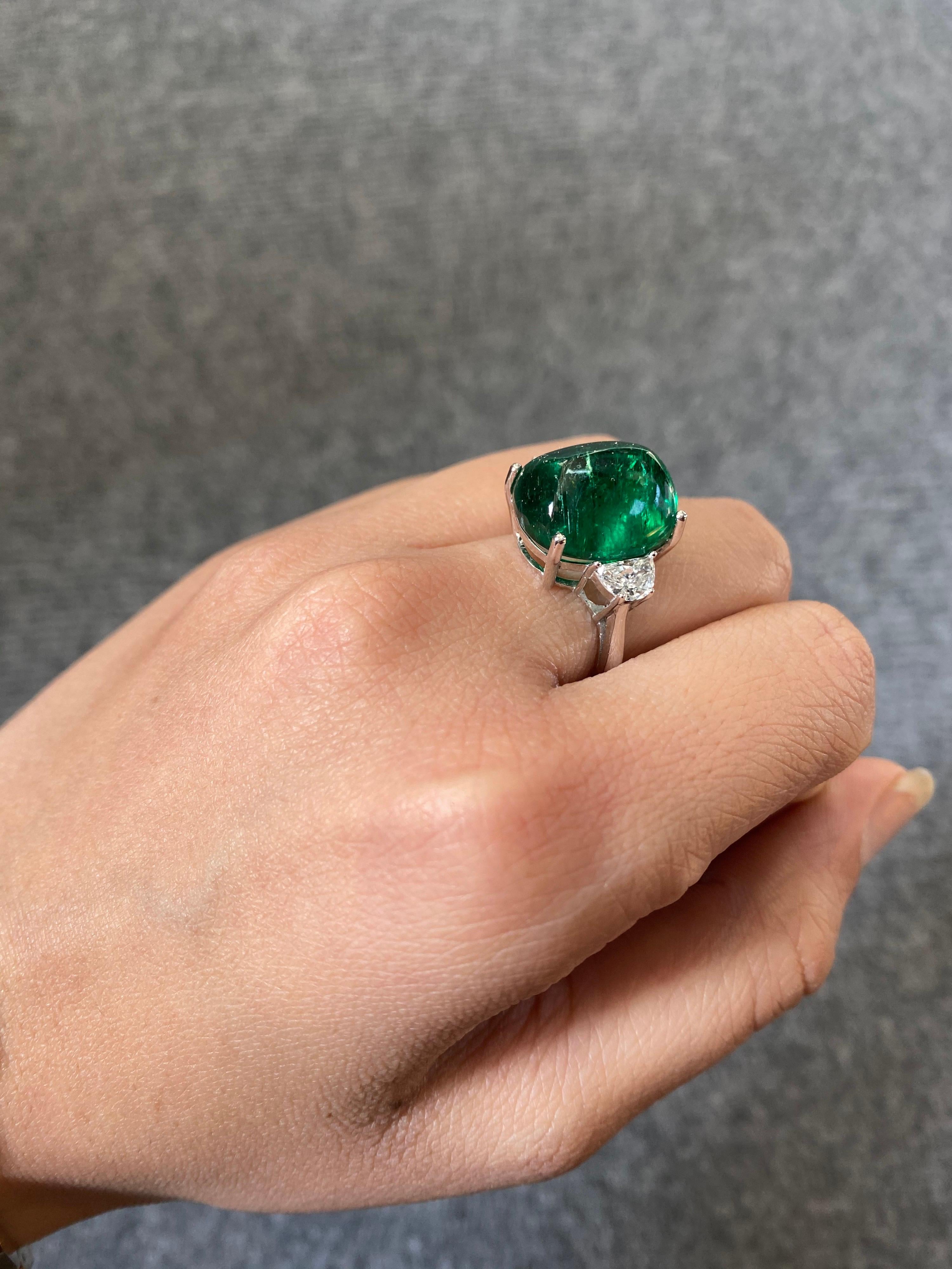 sugarloaf emerald ring