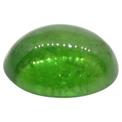 grenat tsavorite vert cabochon ovale de 1,34 carat, non chauffé