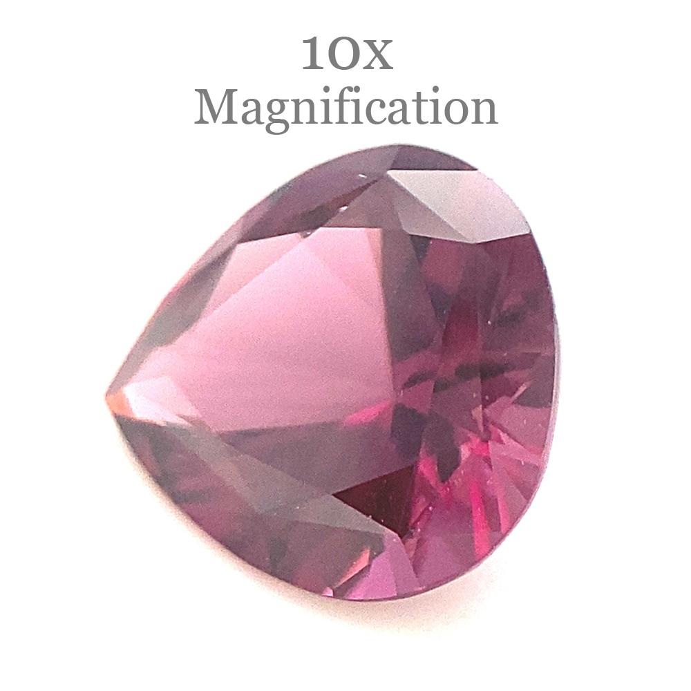 1.34ct Pear Purplish Pink Spinel from Sri Lanka Unheated For Sale 6