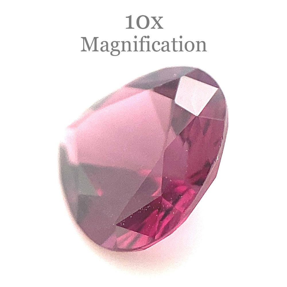 1.34ct Pear Purplish Pink Spinel from Sri Lanka Unheated For Sale 7