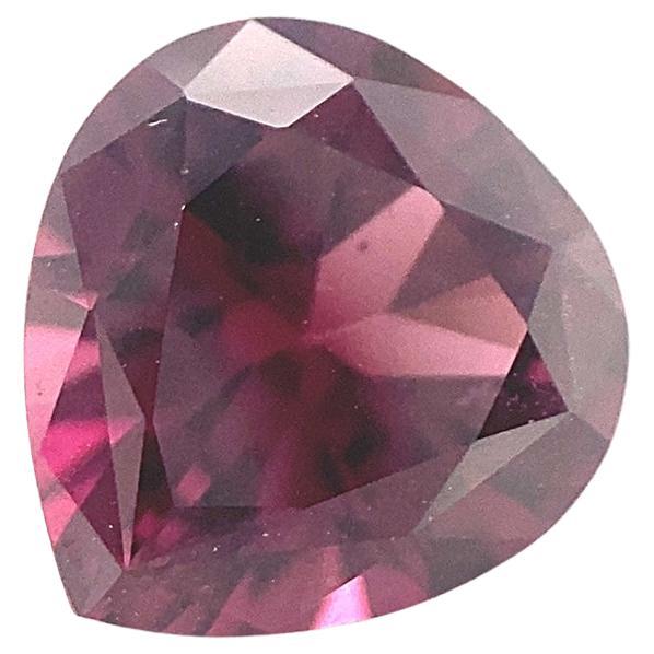 1.34ct Pear Purplish Pink Spinel from Sri Lanka Unheated For Sale