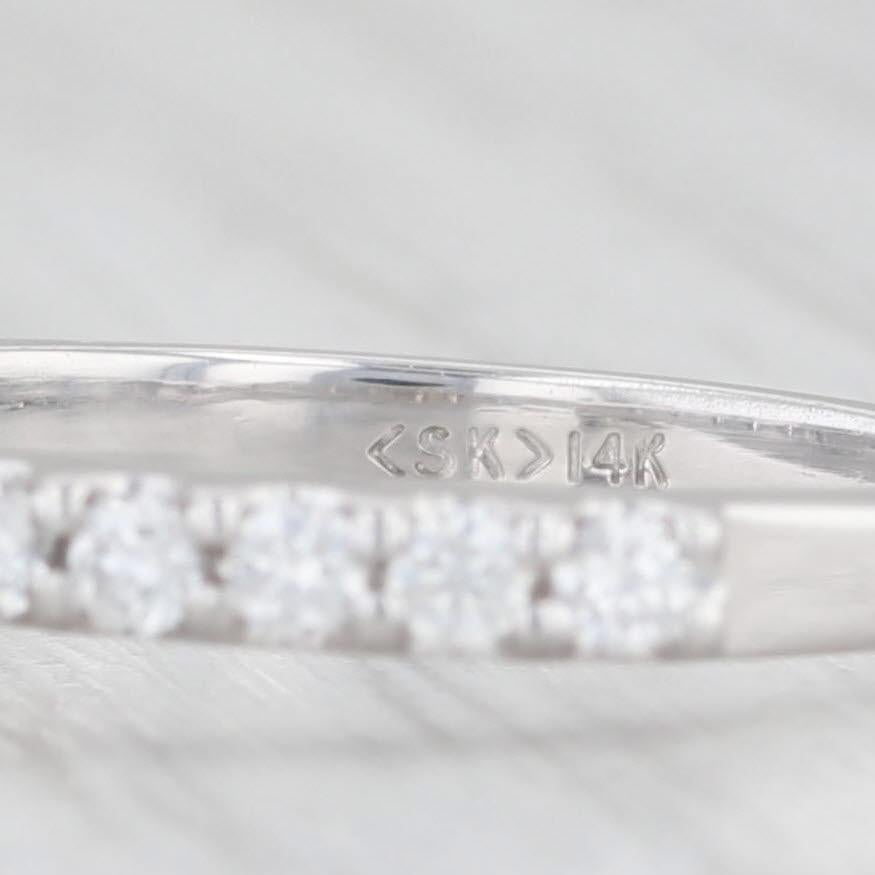 1.34ctw Princess Diamond Engagement Ring 14k White Gold Size 6 EGL Cert In Good Condition For Sale In McLeansville, NC