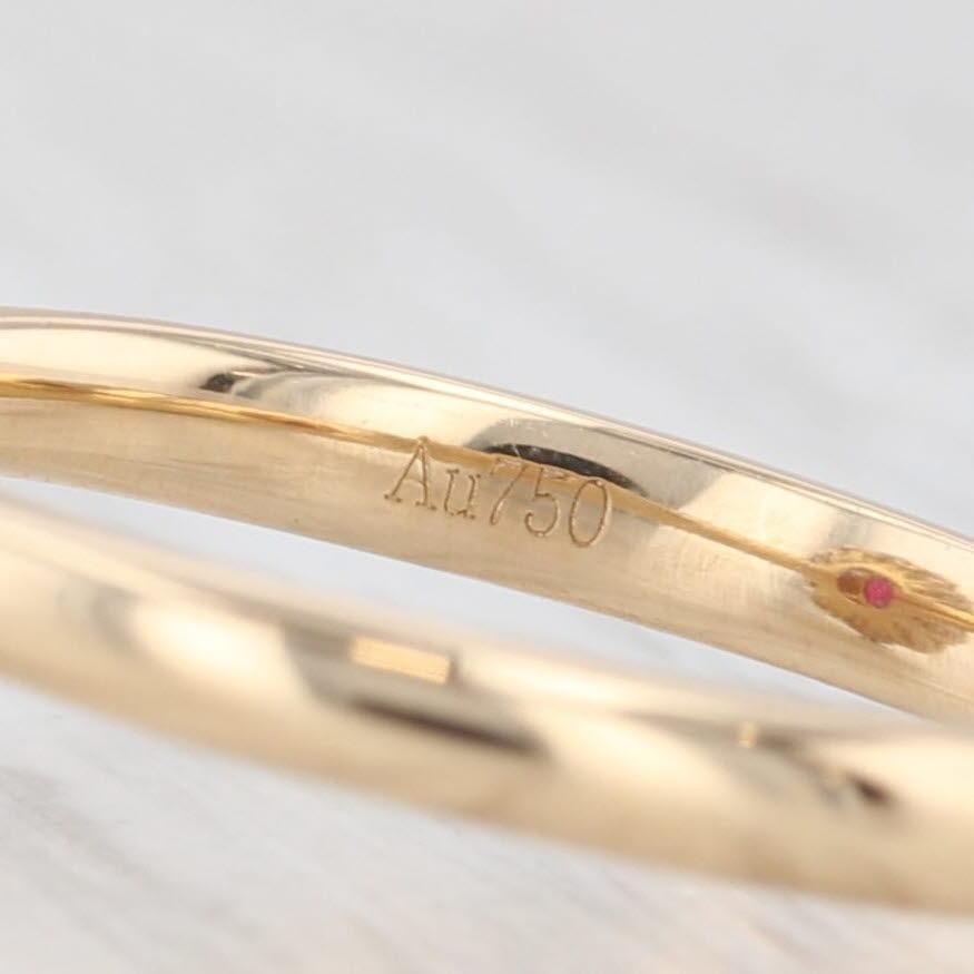 1.34ctw Ruby Diamond Halo Ring 18k Yellow Gold Size 6 Engagement AIGS Unisexe en vente