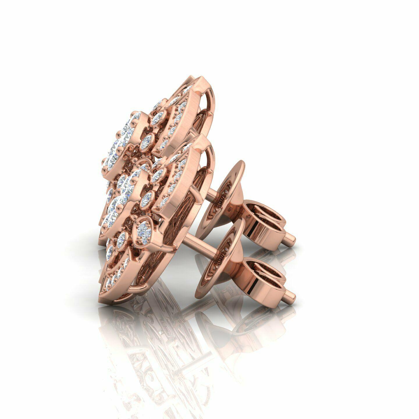 Questi orecchini sono stati realizzati in oro 18 carati e incastonati a mano con 1,35 carati di diamanti. Disponibile in oro bianco, rosa e giallo.  

SEGUITE la vetrina di MEGHNA JEWELS per vedere le ultime collezioni e i pezzi esclusivi. Meghna