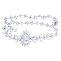 Bracciale Sequera con diamanti da 1,35 carati in oro bianco 18 carati