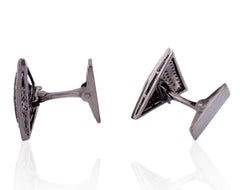1.35 Carat Diamond Triangle Cufflinks