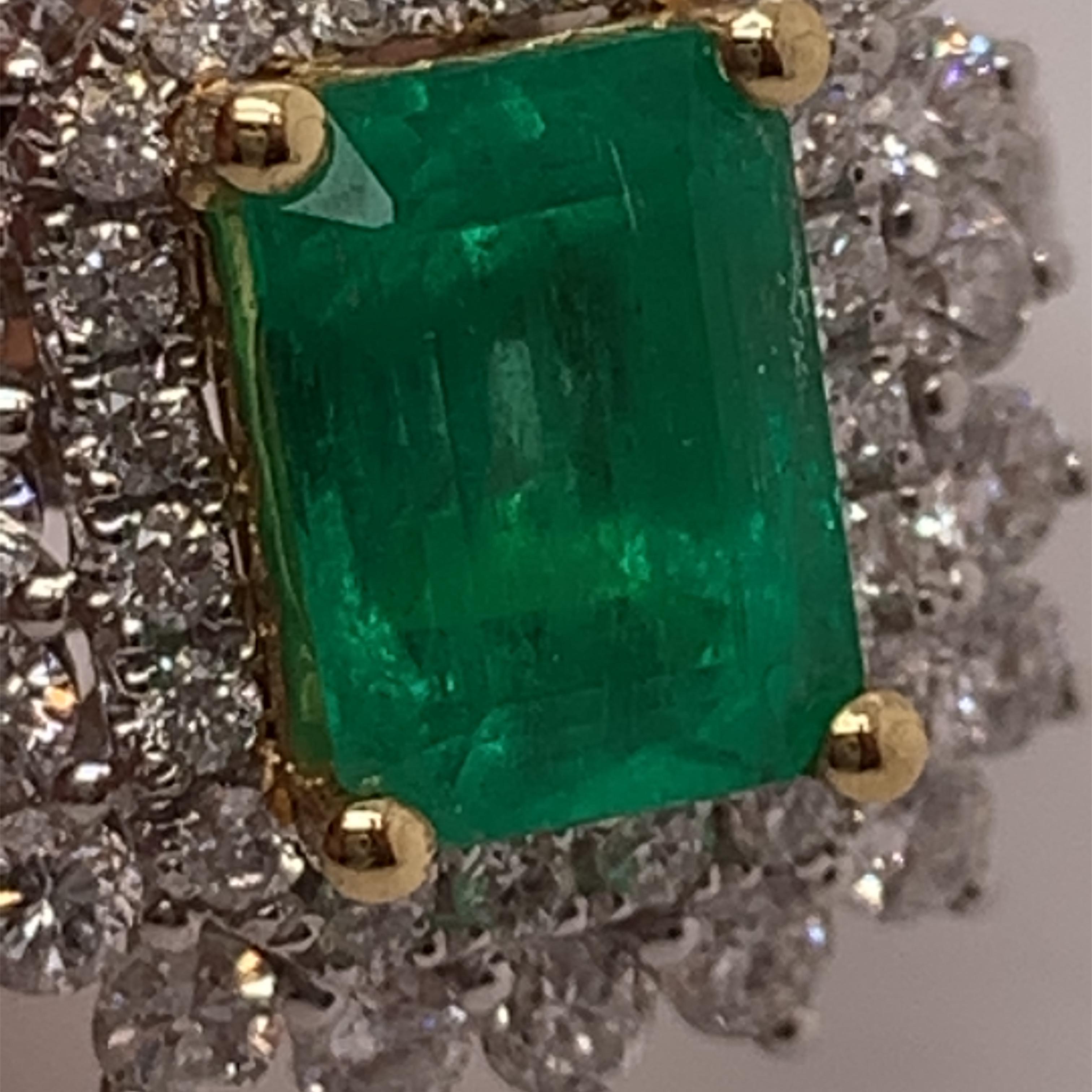 1.35 Carat Emerald Diamond Ring 1