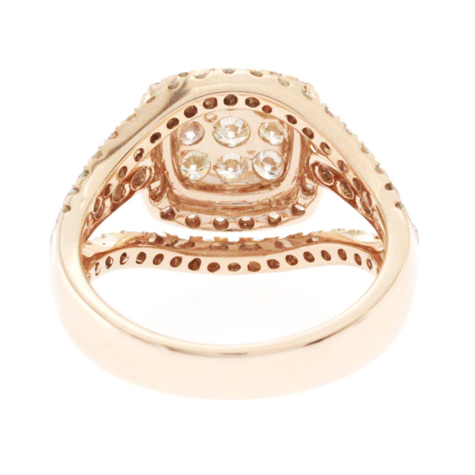 1.35 Carat Natural Diamonds G SI1 in 14 Karat Rose Gold Engagement Ring 1