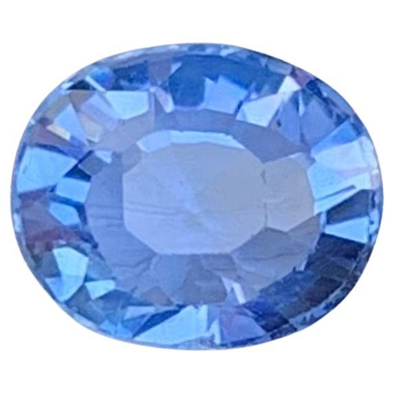 1.35 Carat Natural Loose Blue Sapphire Oval Shape Gemstone