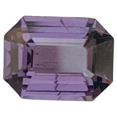 1.35 Carat Natural Loose Purple Spinel Emerald Shape Gemstone