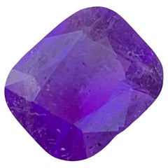 1.35 Carat Natural Loose Rare Hackmanite Cushion Shape Gemstone For Ring