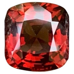 1.35 Carat Natural Loose Red Color Spinel Stone Cushion Cut Burmese Gemstone