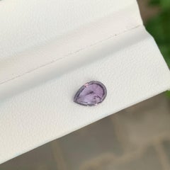 1.35 Carat Natural Purple Spinel Pear Shape Loose Gemstone