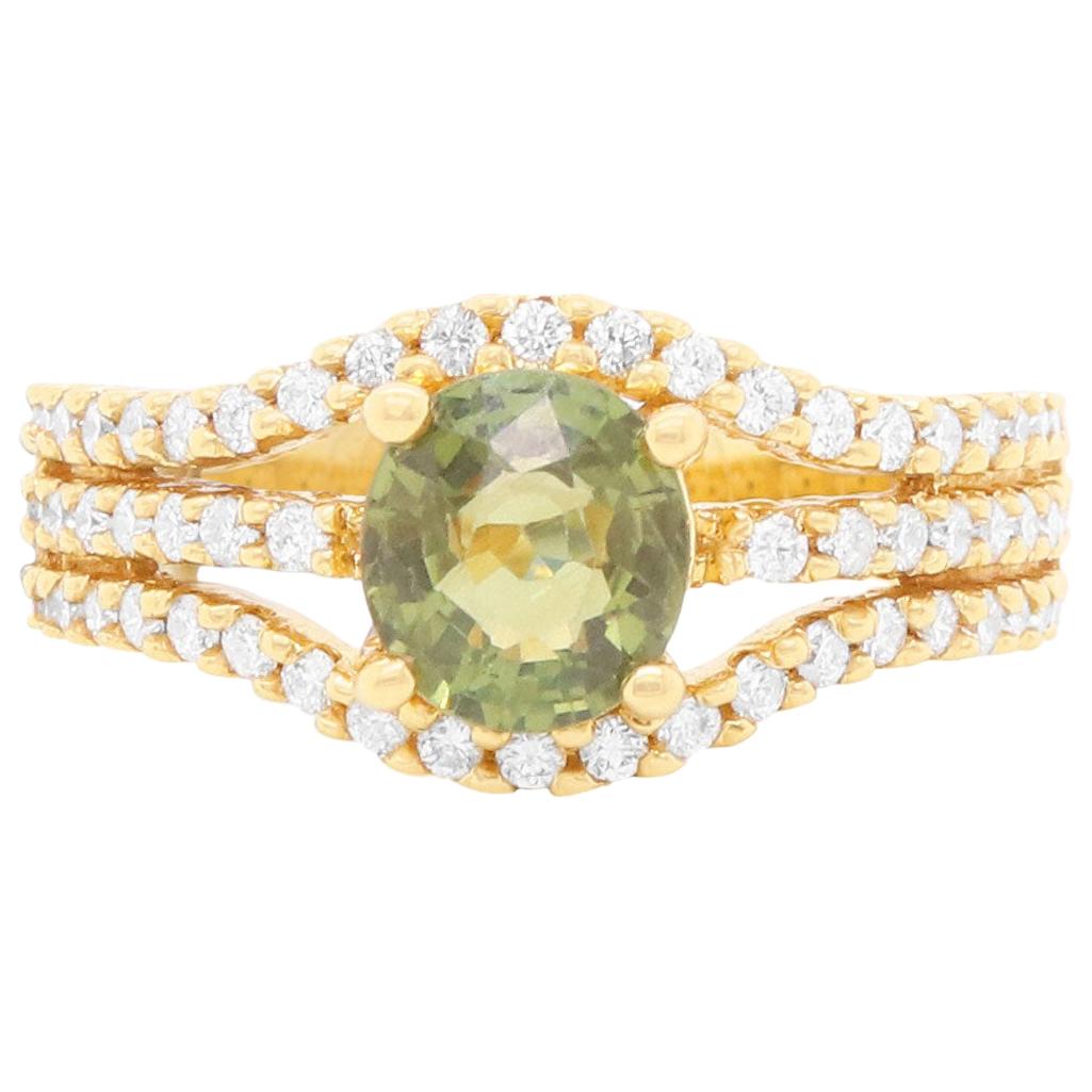 IGL Certified Ring Size Loose Gemstone Alexandrite Round Shape 6.80 Ct