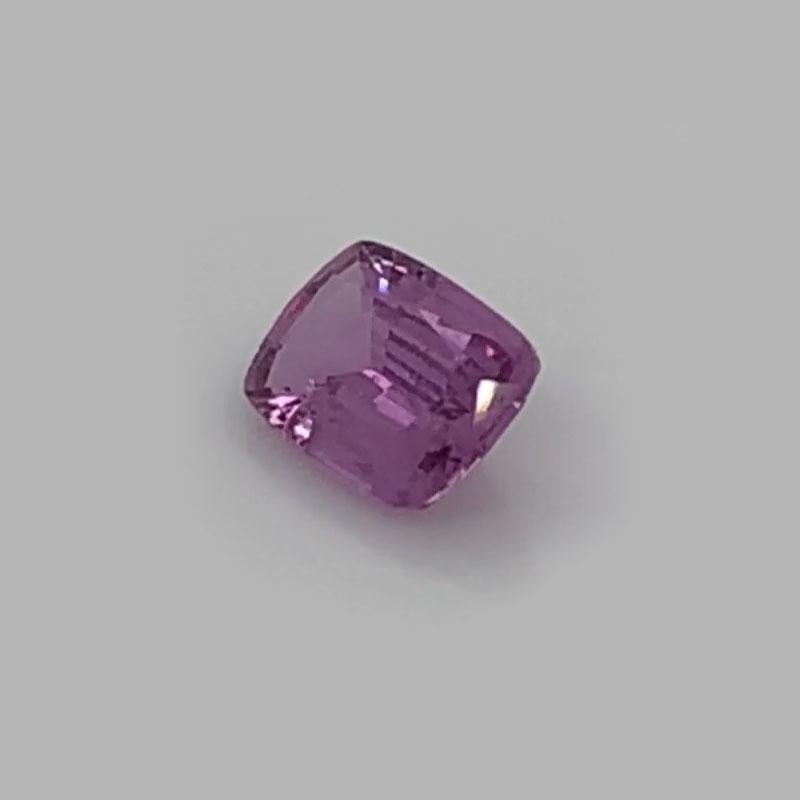 This 1.35 Carat Pink-Purple GIA Certified Natural Sapphire was hand-selected by our experts for its top luster. Certificate number 2205389632.

We can custom make for this rare gem any Ring/ Pendant/ Necklace that you like in any metal within 4-6