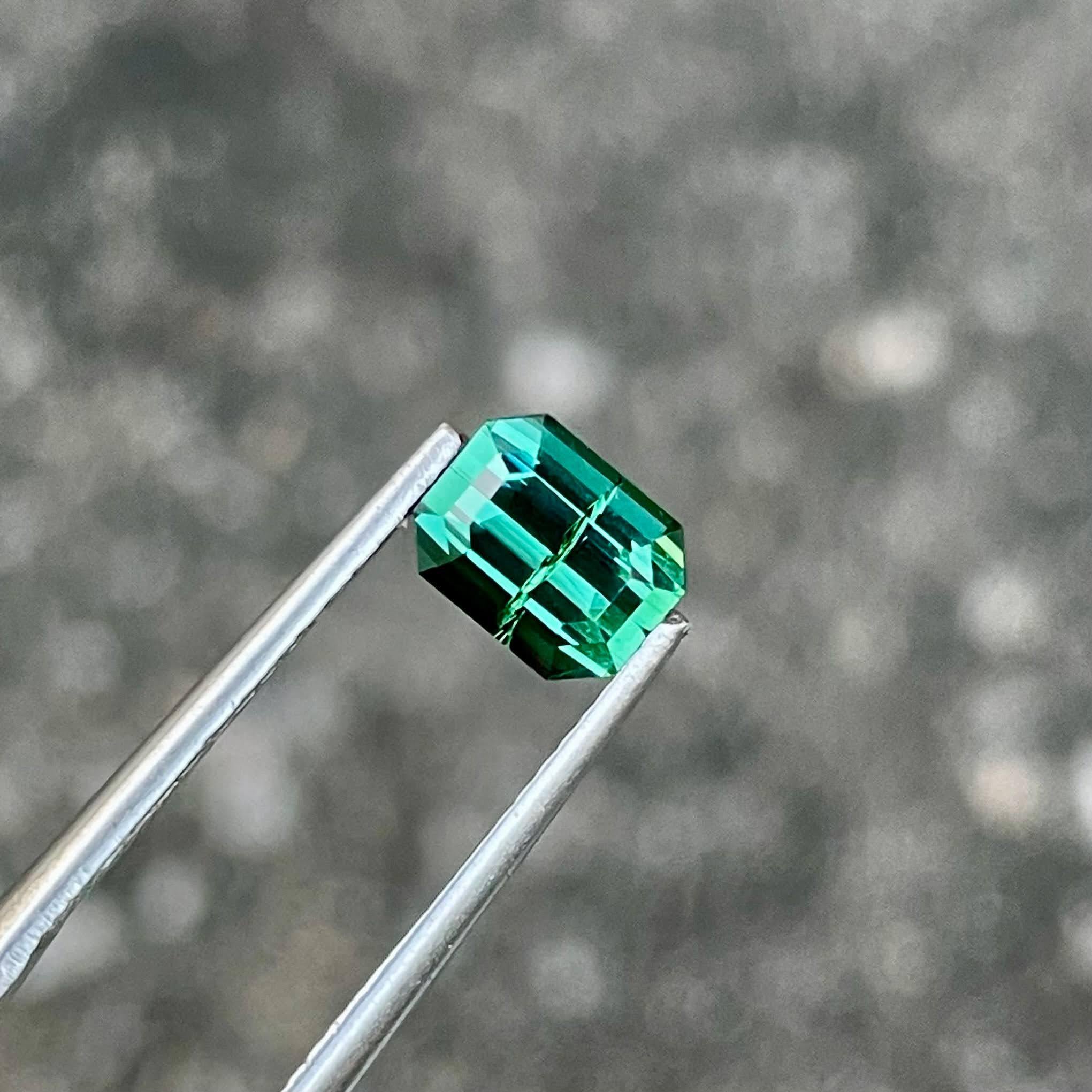 Peso 1,35 carati 
Dimensioni 6,8x5,4x4,3 mm 
Trattamento nessuno
Origine Afghanistan 
Chiarezza inclusa
Forma ottagonale 
Taglio smeraldo



Questa squisita gemma di tormalina verdastra da 1,35 carati presenta uno splendido taglio a smeraldo che ne