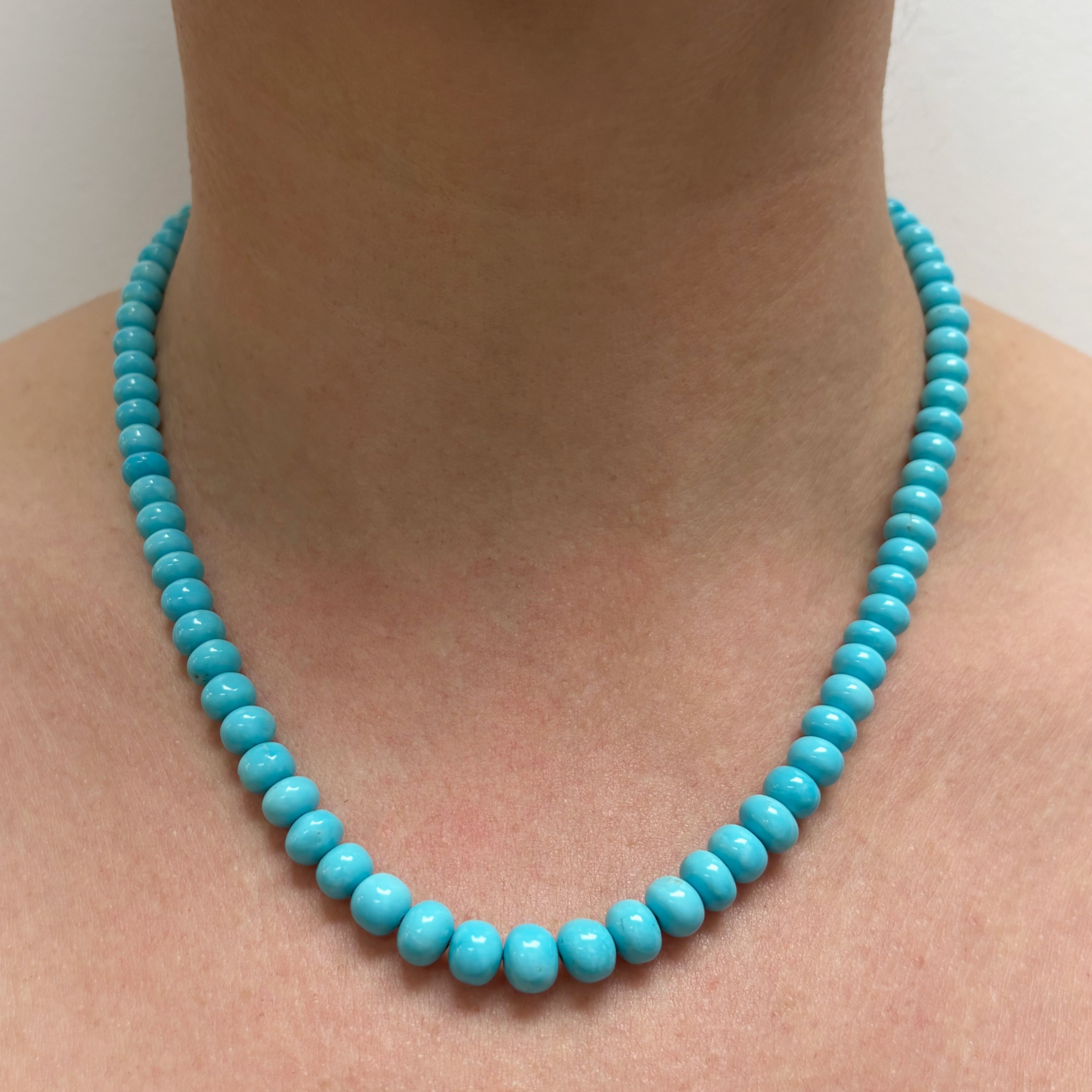 135 Carats Sleeping Beauty Turquoise Paradizia Necklace N3869