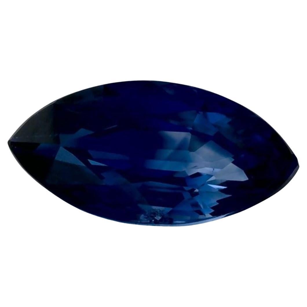1.35 Ct Blue Sapphire Marquise Loose Gemstone