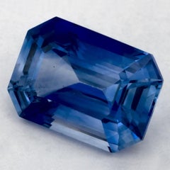 1.35 qt zafiro azul talla octágono gema suelta