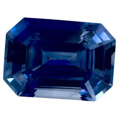 1.35 Ct Zaffiro blu taglio ottagono Gemma sfusa