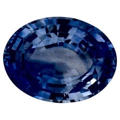 1.35 qt Zafiro Azul Oval Gema Suelta