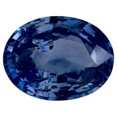 1.35 Ct Blue Sapphire Oval Loose Gemstone