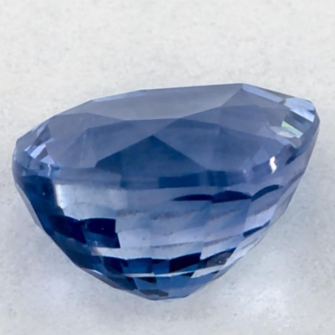 1.35 Karat Blauer Saphir Birne Loser Edelstein im Angebot 3