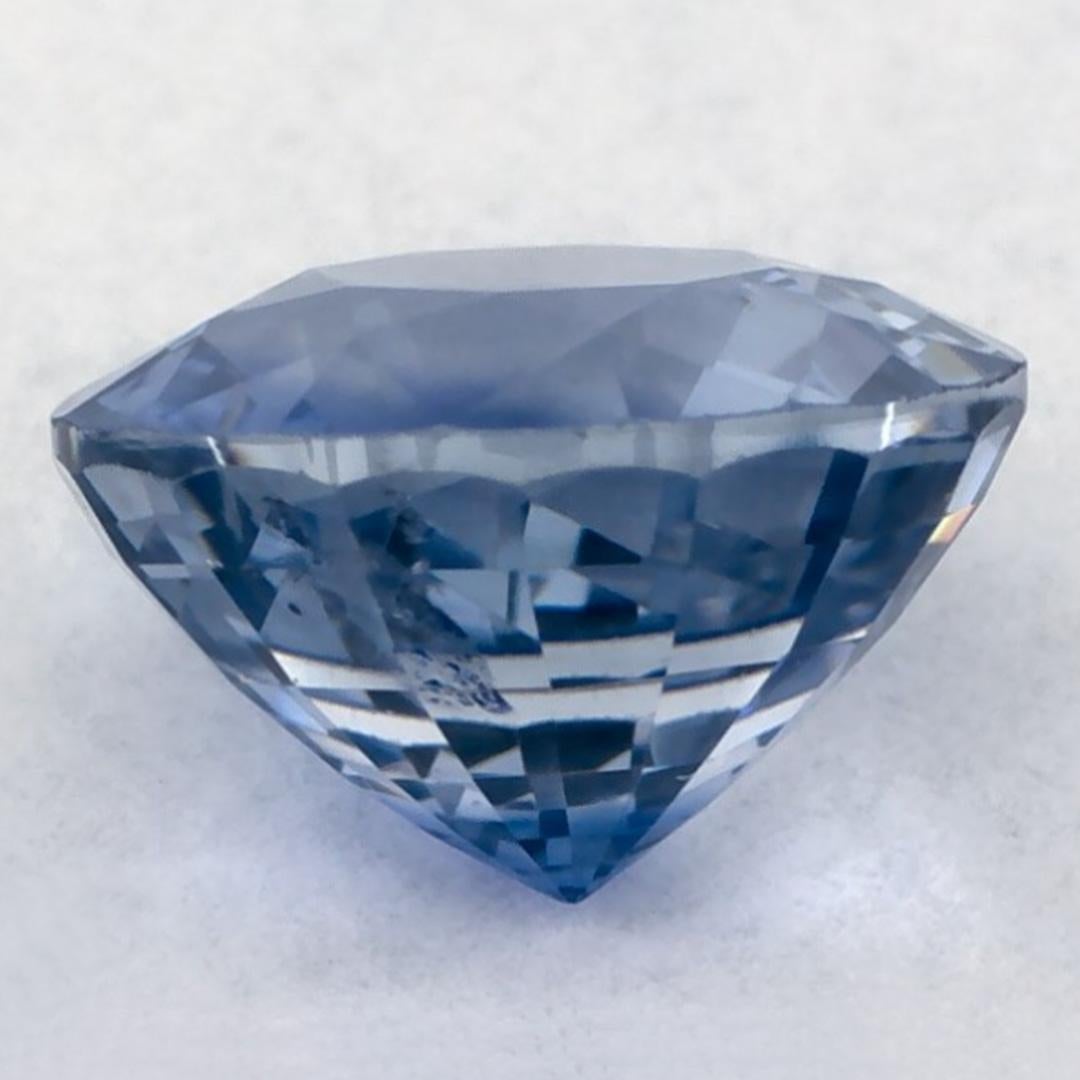 1.35 carati di zaffiro blu rotondo sfuso In condizioni Nuovo in vendita a Fort Lee, NJ