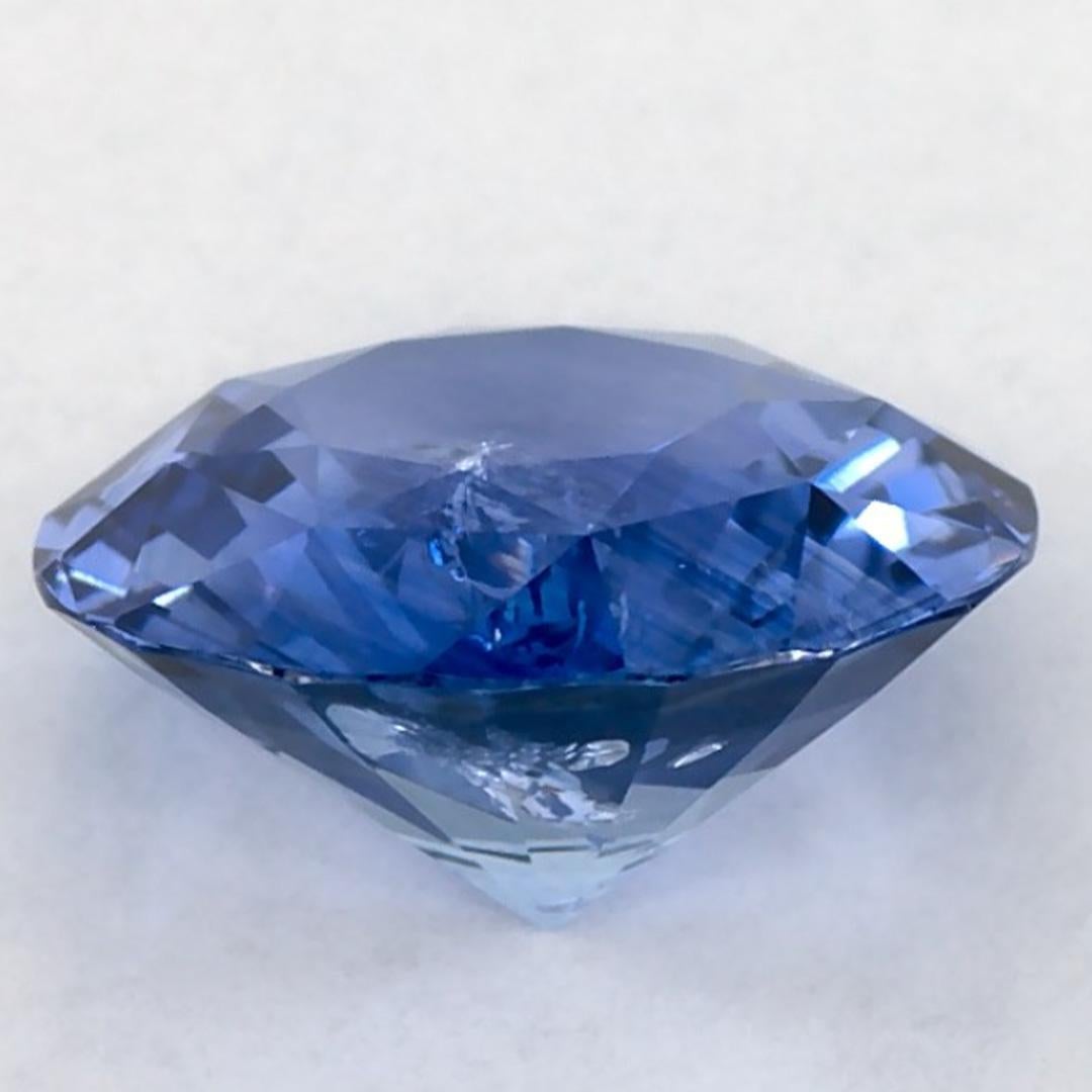 1.35 carati di zaffiro blu rotondo sfuso In condizioni Nuovo in vendita a Fort Lee, NJ