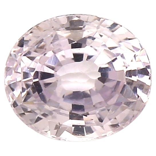 Blush Pink 1.35 Carat Natural Sapphire For Sale