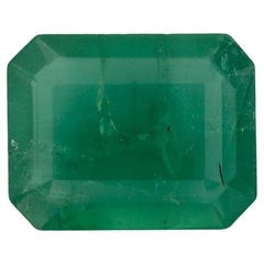 1.35 Ct Emerald Octagon Cut Loose Gemstone